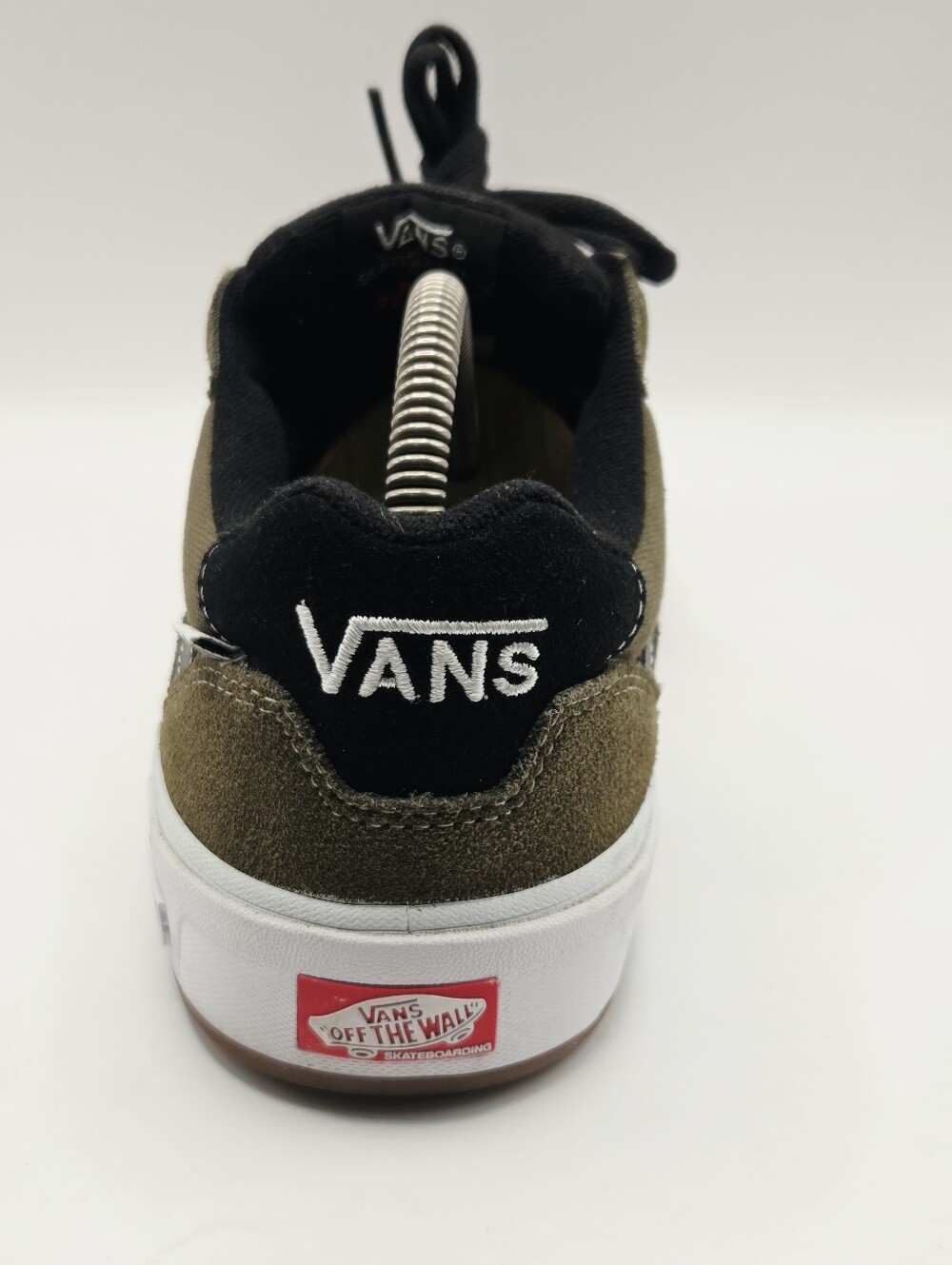 VANS Wayvee Camo Mens Size 9 Dark Olive Skateboarding Casual Sneakers - Picture 4 of 8